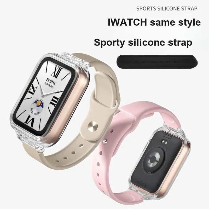 CHUANGYIDA Xiaomi Compatibility Watch Band 145~210mm Silicone Material-2