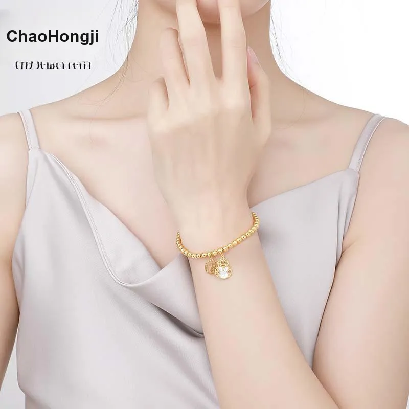 CHAOHONGJI S925 Silver Bracelets Women's-4