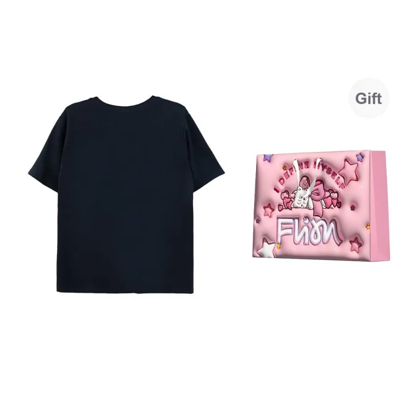 FLIM T Shirt Women's Navy Blue Includes Gift Box Set-8