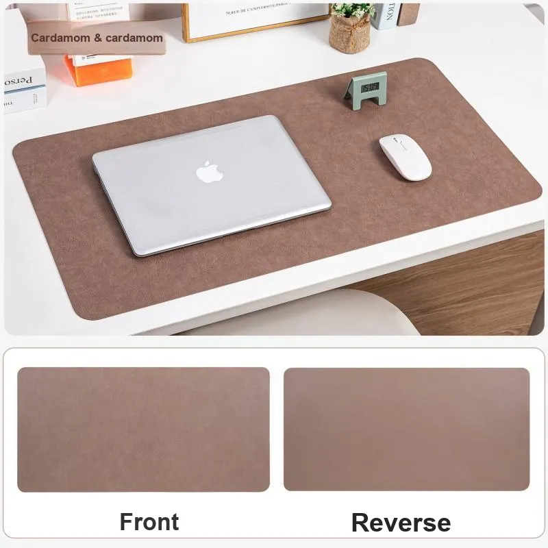 Mulinsen Vintage Leather Texture Double Sided Stain Resistant Extra Large Mouse Pad Office Computer Writing Leather Pad-13