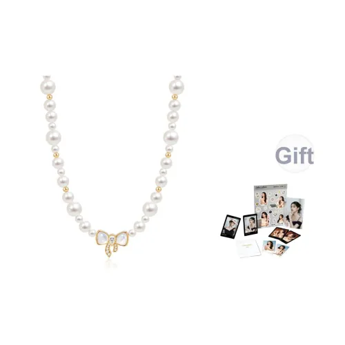 Amber Lollipop Shell Pearl Ожерелья Женские