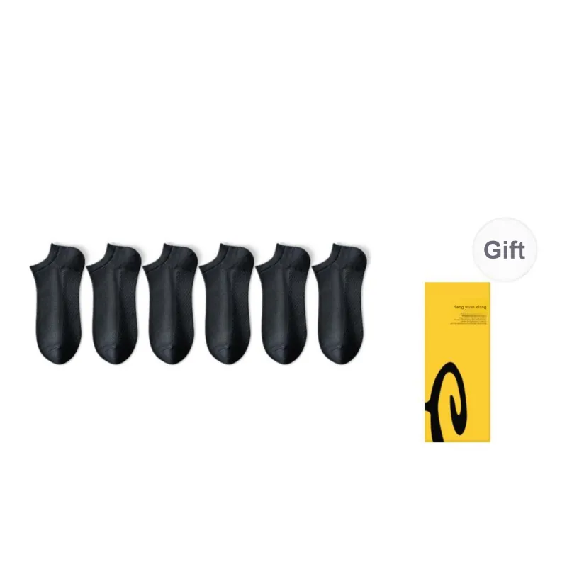 H YXIANG Ankle Socks Unisex 6 Pack-0