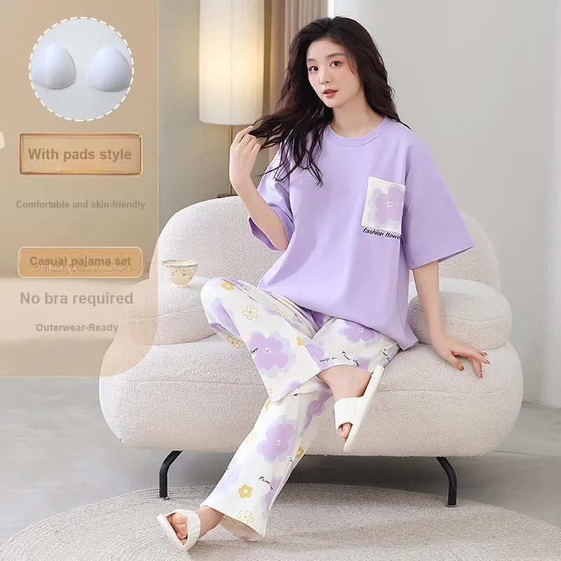 FENTENGCARE Pajama Set Women's Violet-3