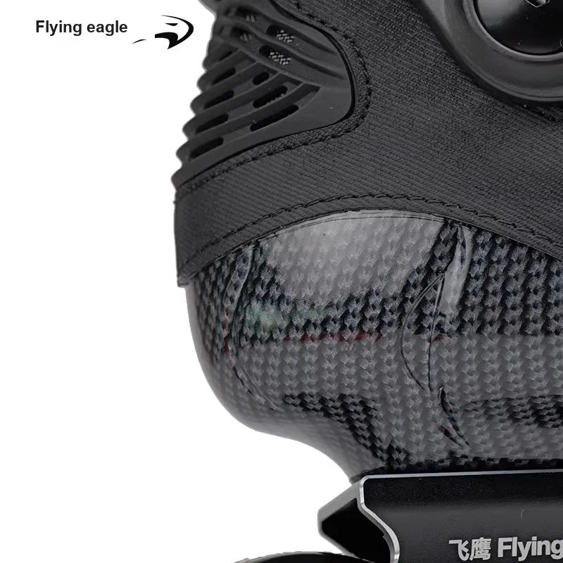 FLYING EAGLE Inline Skates Wild Street FSK City Street Racing, Trickster Drifting Unisex Silver Black-4