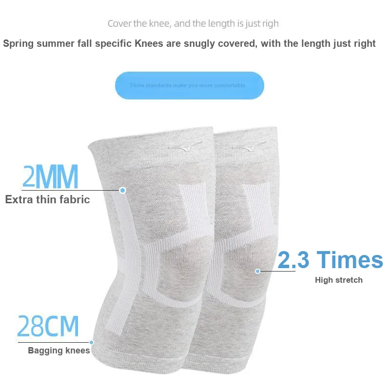 Mizuno Knee Pads Running Volleyball Tennis Badminton Table Tennis Dance Women's Polyester Polyamide Elastane-1