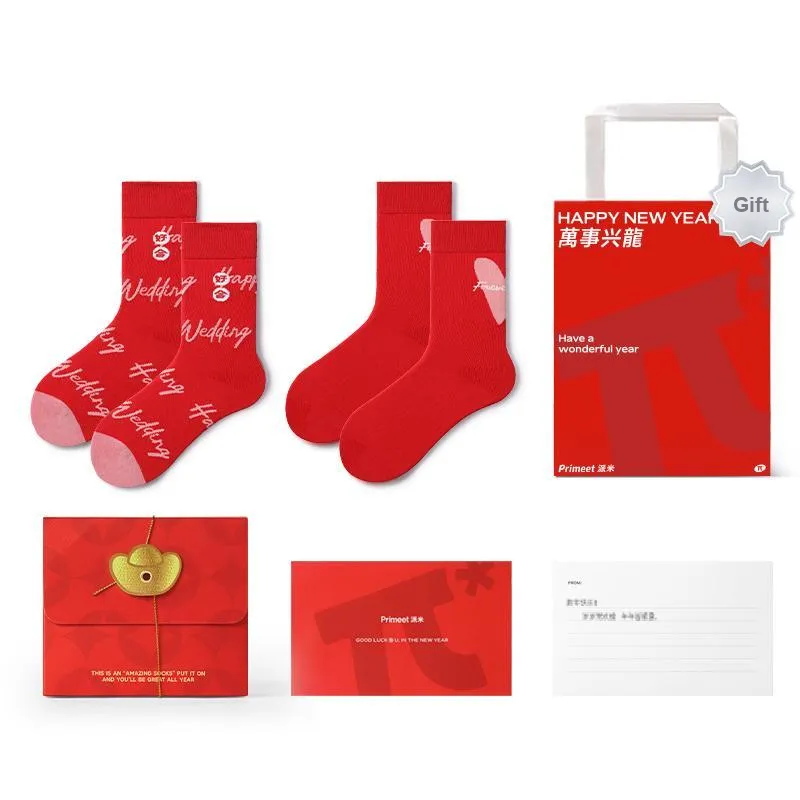 Primeet Mid Calf Socks Unisex 2 Pack-0