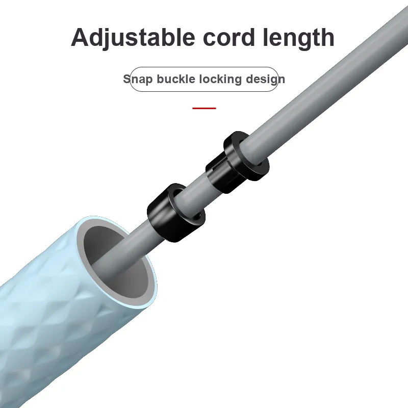 PROIRON Aerobic Fat Reduction Non Countable Weighted Jump Rope Adults PVC Rope, Silicone+PP Controller 3m-11