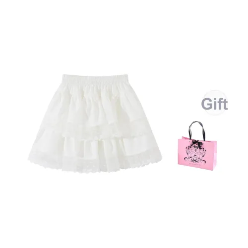 Spicy Gals Повседневные короткие юбки Женские Белые