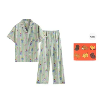 Wabi Town Pajama Gift Box Women's Green
