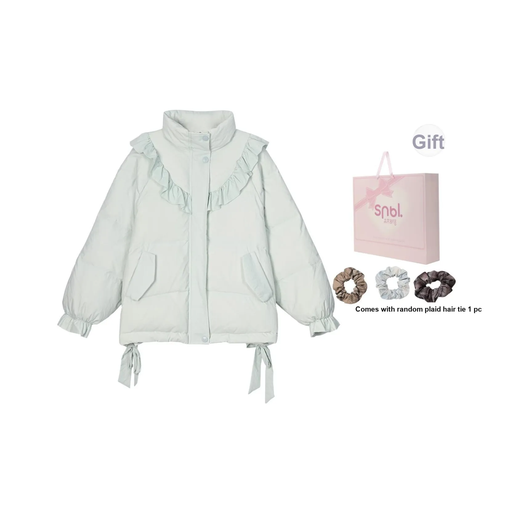 SNBL Зеленый Женский Пуховик