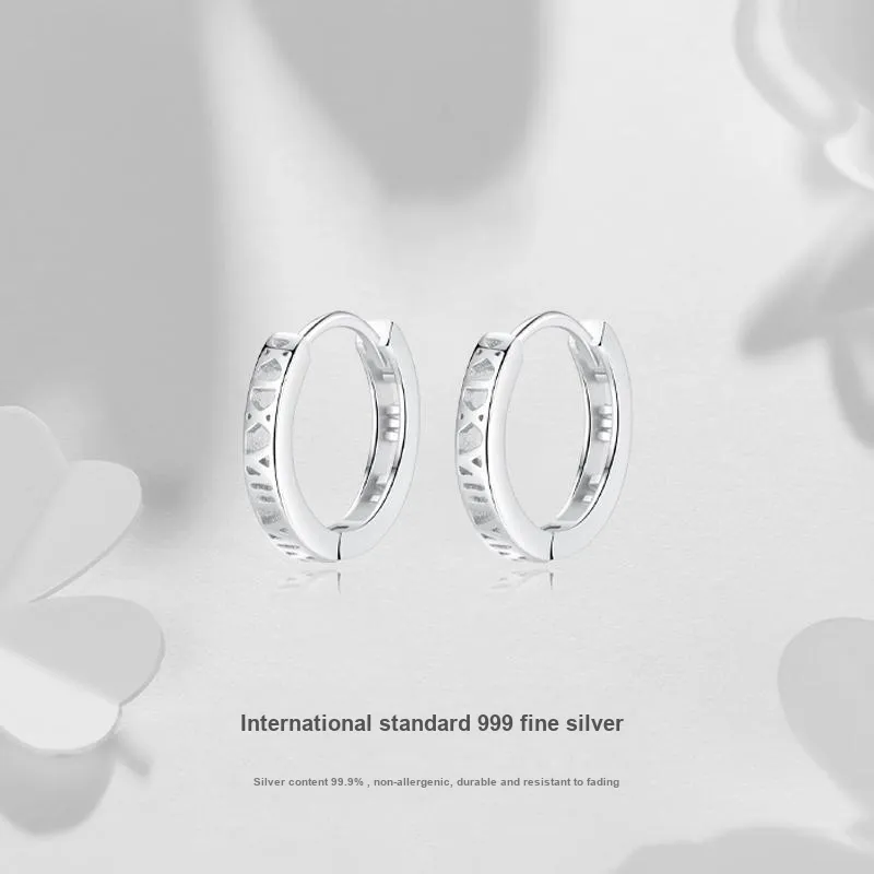 JUICY GRAPE S999 Fine Silver Earrings Unisex-2