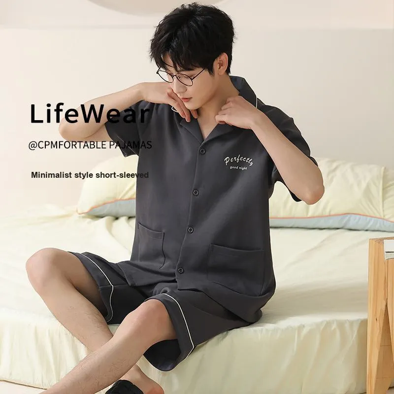 Pretty lady Men Pajama Sets-1