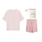 Orange Pink-Women's-Short-Sleeved Shorts