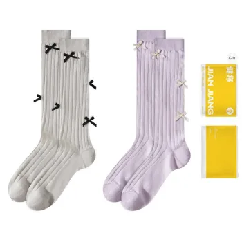 Master Knee High Socks Women's Shopping Bag Combo Set