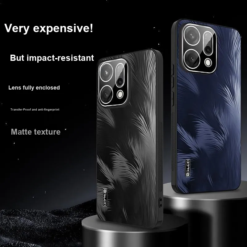 YUBEN PC Material Electroplated Matte Phone Cases Compatibility OPPO Reno 13/12/Find X8/X8S/X7/A5/K12S/Pro/Ultra-5