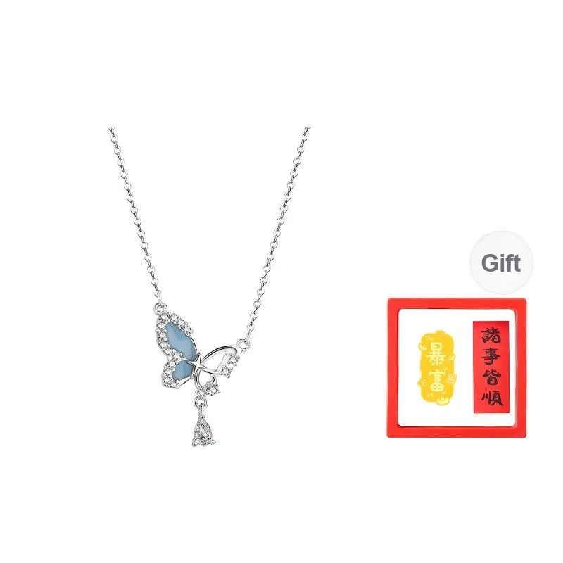 Chongqing Gold Store S 999 Fine Silver Necklaces Women's-0