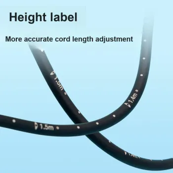 Deli Casual Entertainment Non Countable Jump Ropes Adults Handle Material Plastic, Rope Material PVC Plastic 2.8m