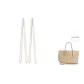 Khaki White Mollie25 Shoulder Strap (2 Pack)[Original Craftsmanship·Consistent Tone]