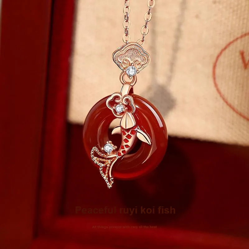 KADER Peace And Joy Series Agate Necklaces Women's-1
