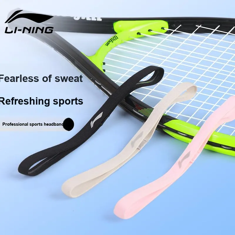 LiNing Sweatbands Elastic Sweat Guiding Running, Basketball, Badminton, Fitness, Yoga Unisex-1