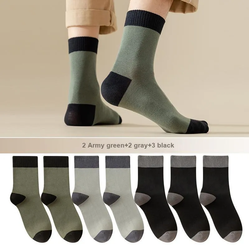 Lan Miao Mid Calf Socks Men's 7 Pack-7
