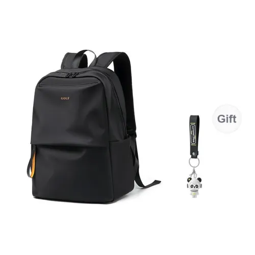 GOLF Synthetic Leather Backpack Regular Men's Black/Gray/Blue