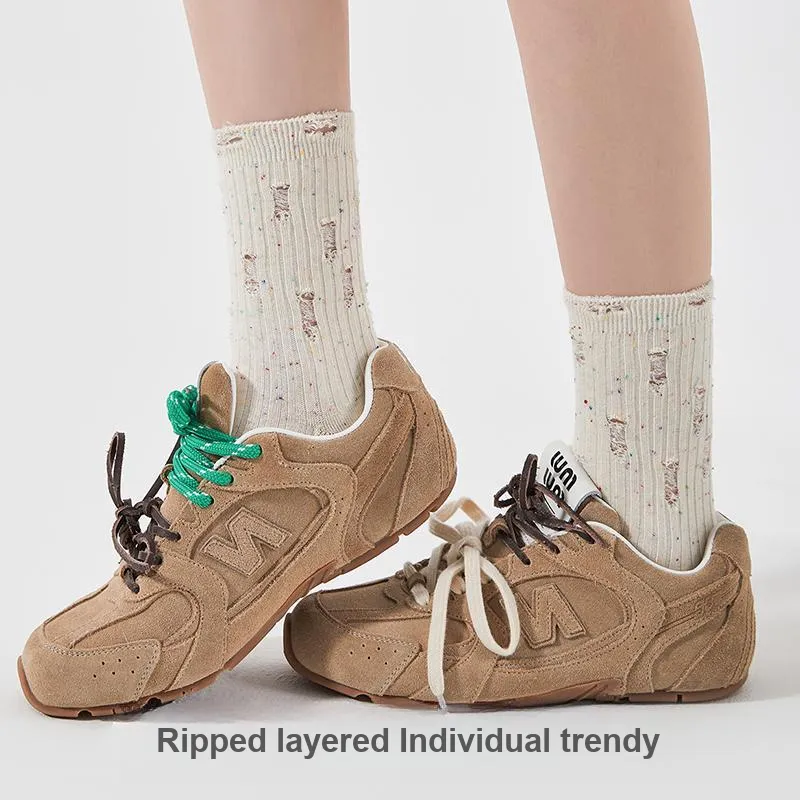 JIAZINI Mid-Calf Socks Women's 5 Pack-8