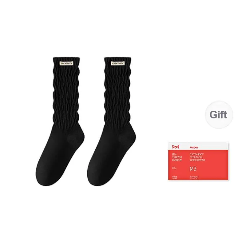 MIIOW Knee-High Socks Women's Combo Set-1