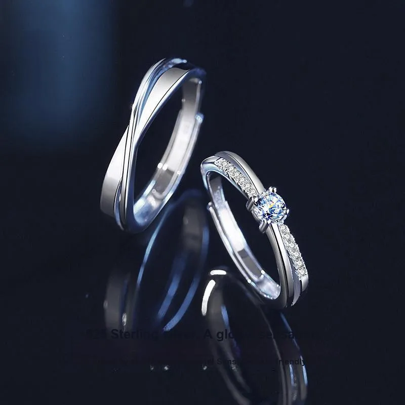 Regalrose 925 Sterling Silver Rings Unisex Silver-3