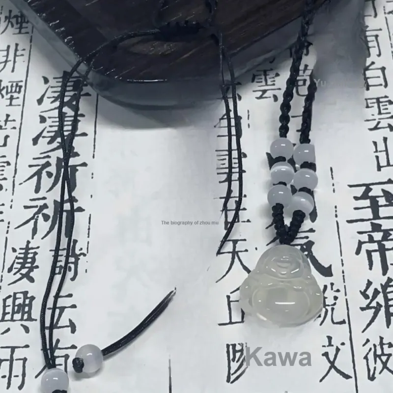 JIACUIYUN Glass Cat Eye Necklaces Unisex-1