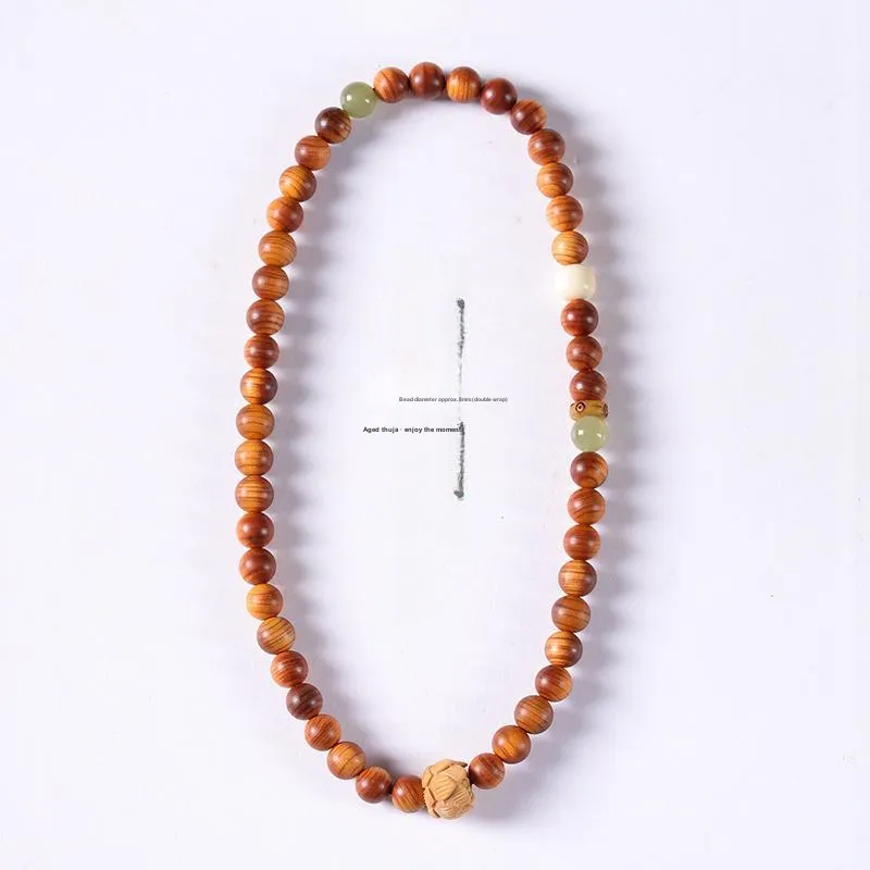 HANCANG Thuja Wooden Bracelets Unisex-5