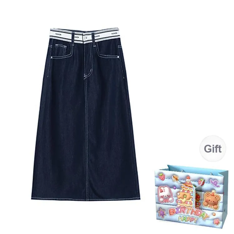REMOULD Denim Long Skirt Women's-0