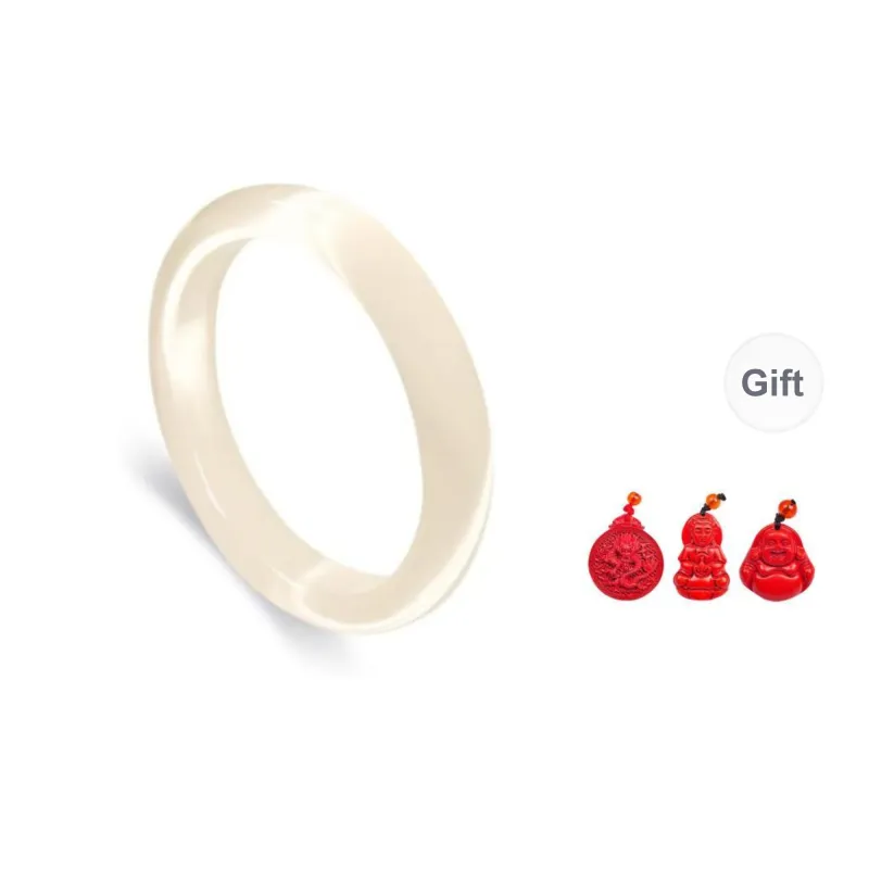 MUGONGZI Colored Glaze Jade Bangles Women's-0