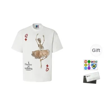 YADcrew T Shirts Unisex White