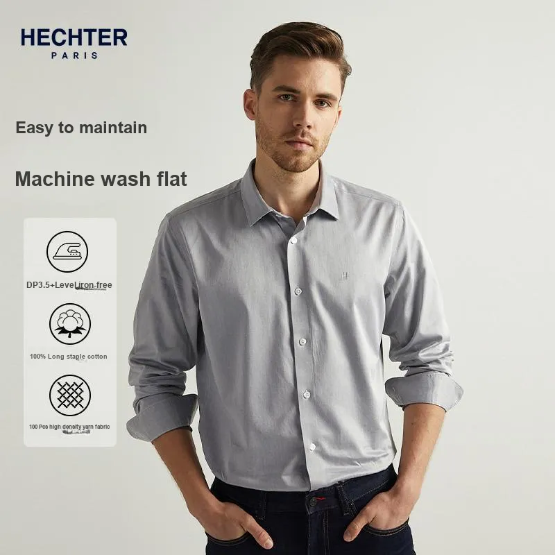 DANIEL HECHTER Shirts Men Gray-1
