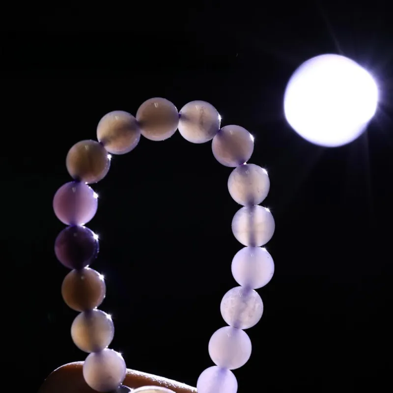 LAOMIAO Hetian Jade Bracelets Smoky Purple Women's-2