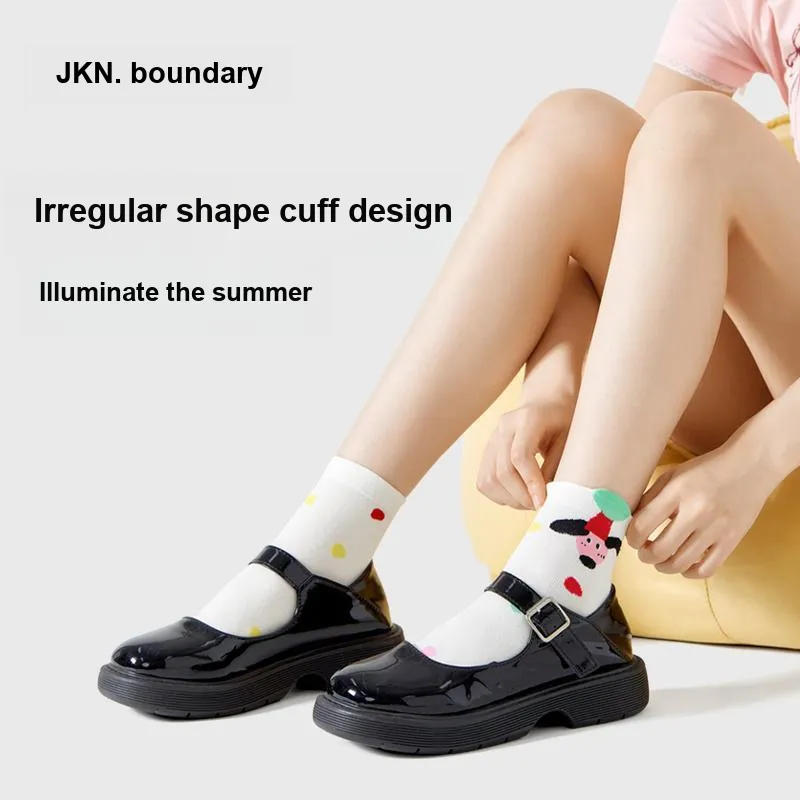 JKN Unisex Mid Calf Socks-2