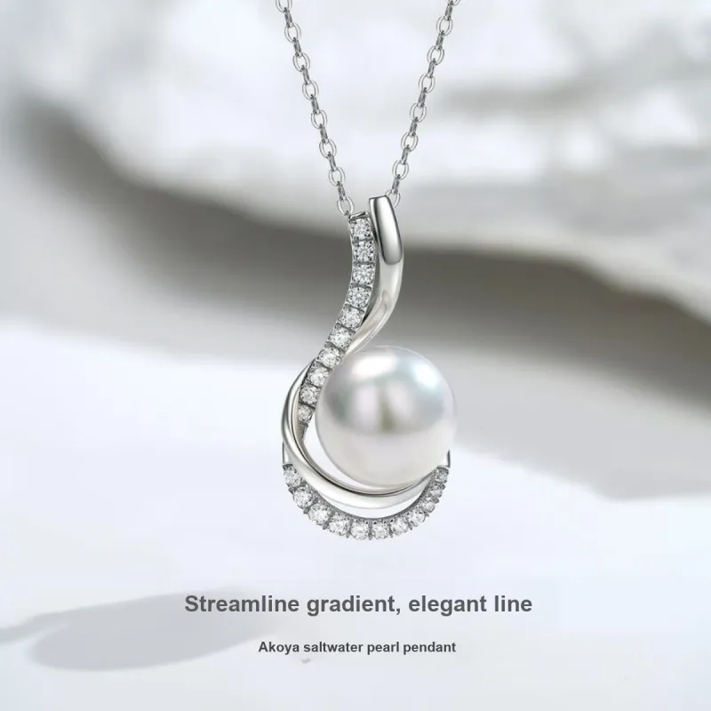 ME LUXE Pearl Pendant, Classic And Versatile Refined Women's-1