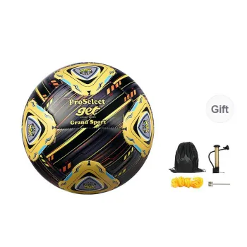 ProSelect x Transformers Size 5 Soccer PU Machine Stitched Soccer Ball Unisex Black Yellow