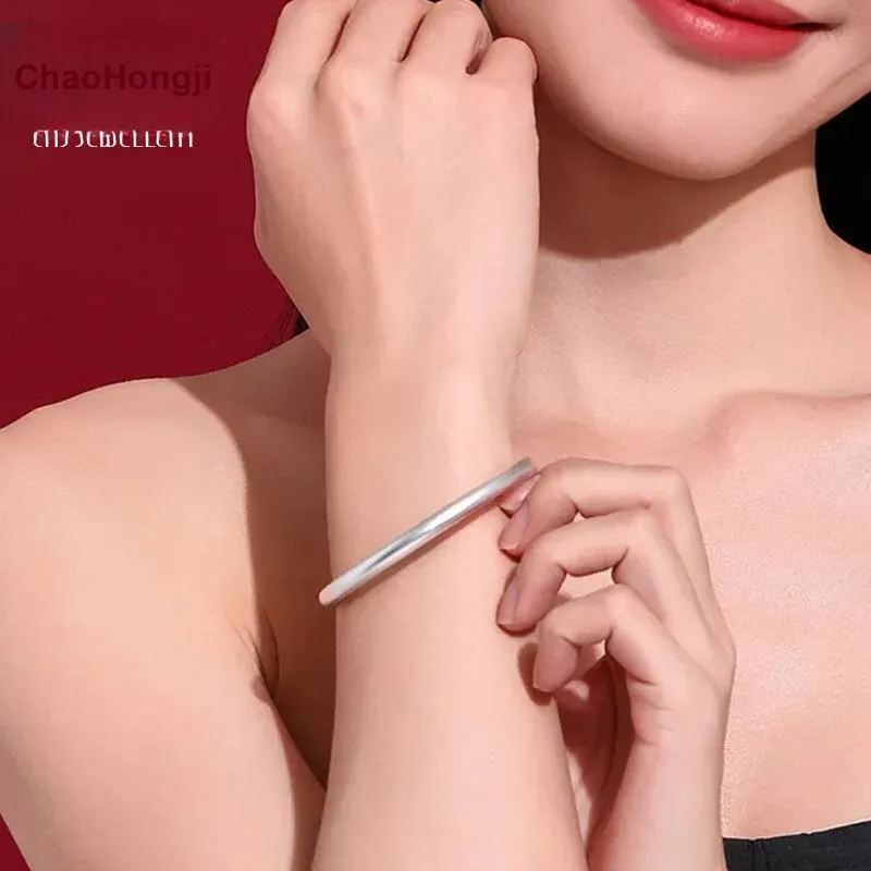 CHAOHONGJI Sterling Silver Bangles Women's-1