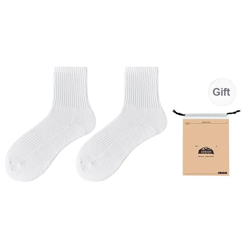 ZEROIN Mid Calf Socks Unisex Shopping Bag Combo Set-0
