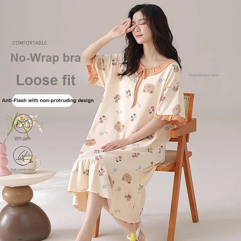 Pretty lady Women's Nightgowns-1