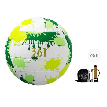 361° PVC Size 5 Volleyball Unisex Yellow Green