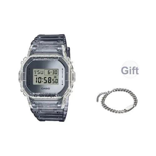 Г Shock Кварцевый механизм Часы Мужские Серебристый циферблат