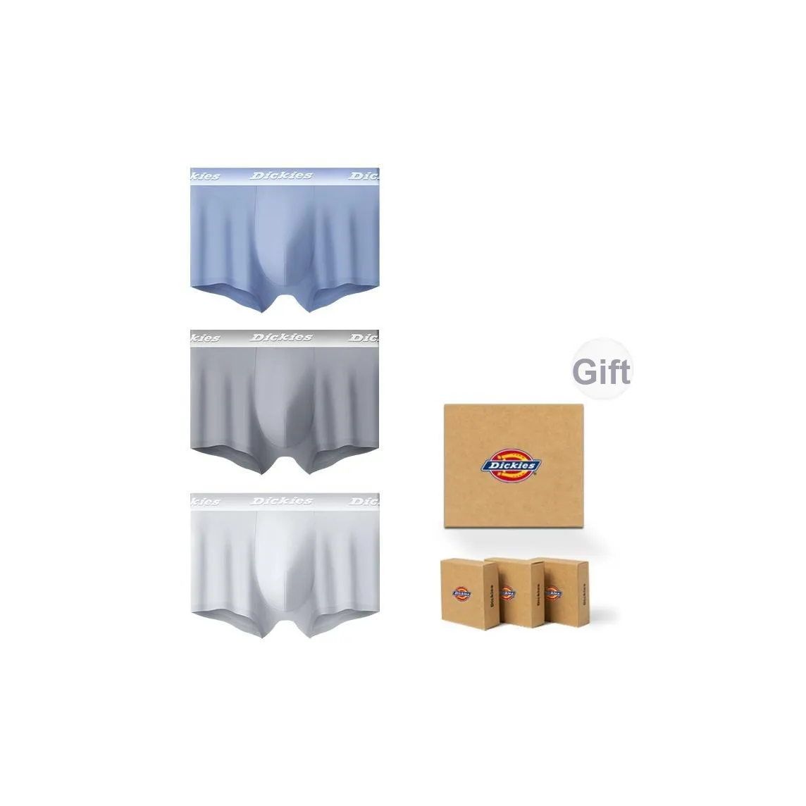 Dickies Boxers Мужские Упаковка из 3 штук