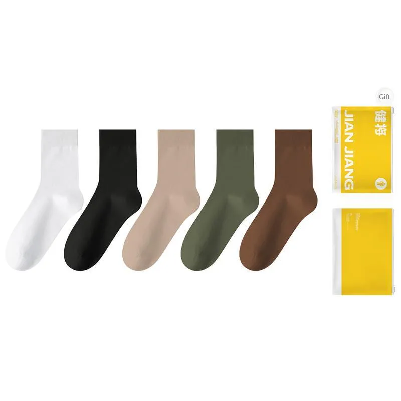 Master Mid Calf Socks Men's Shopping Bag Combo Set-25