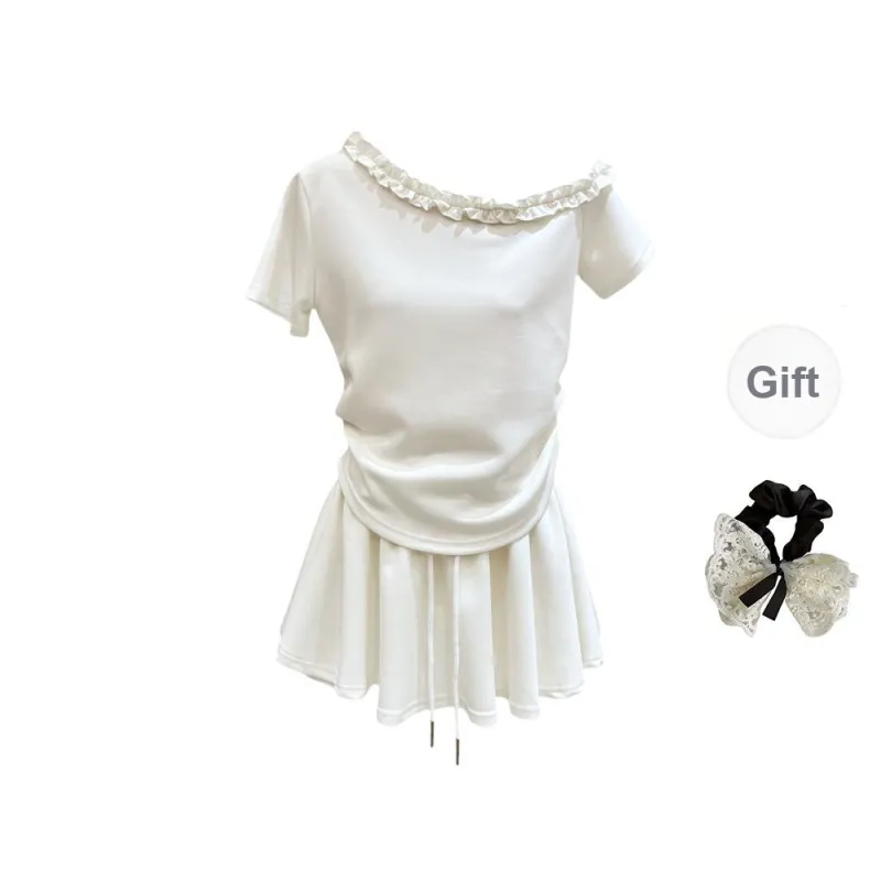 PAVEA Two Piece Skirt Sets Women's-4