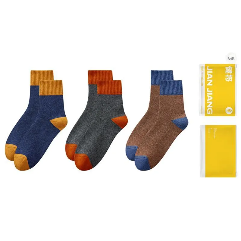 Master Mid Calf Socks Men's Shopping Bag Combo Set-10