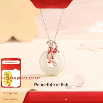 CHAOHONGJI Chalcedony Sterling Silver Necklaces Women's