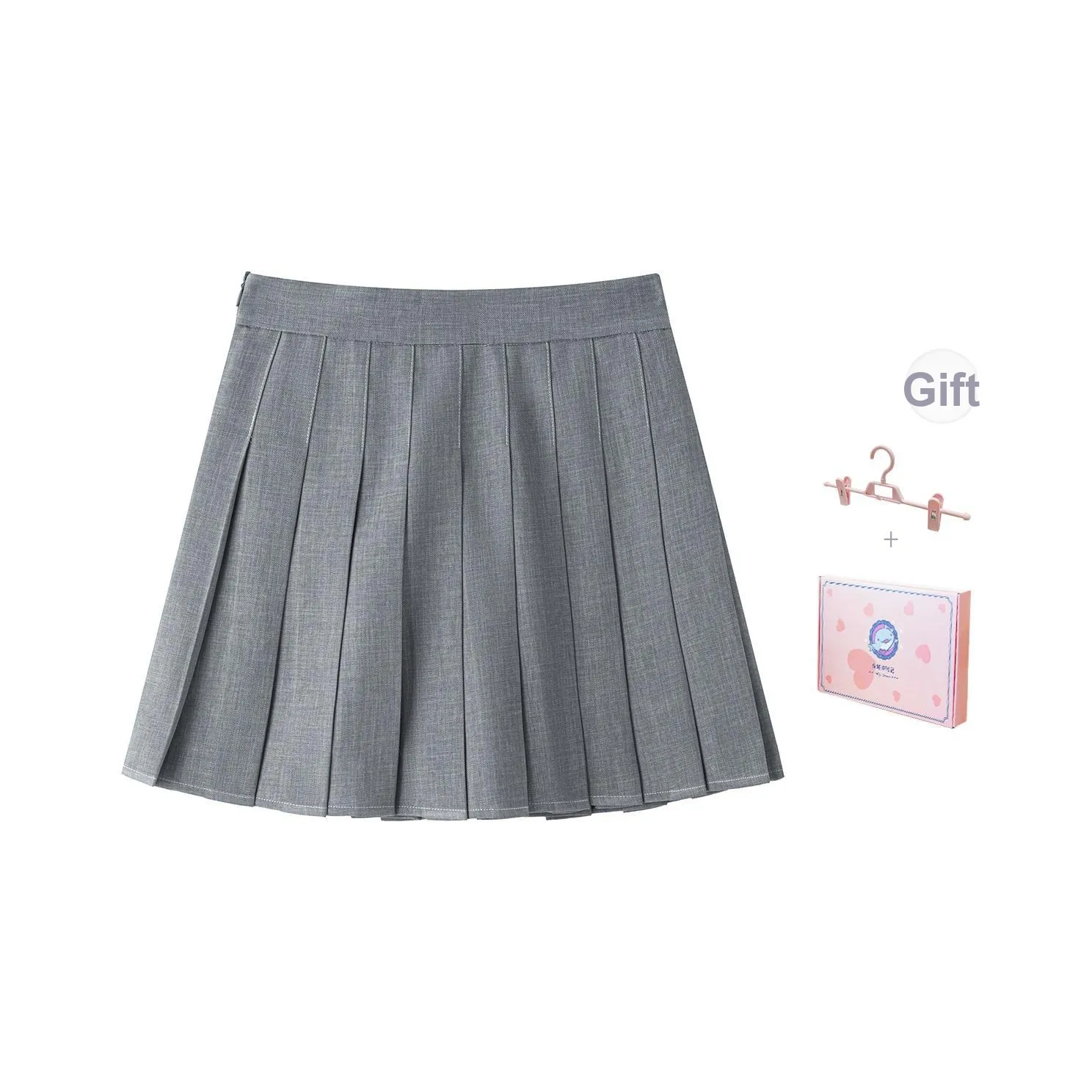 Tokyo Season Повседневные короткие юбки Весна And Осенний Женские Gift Box Set Серый